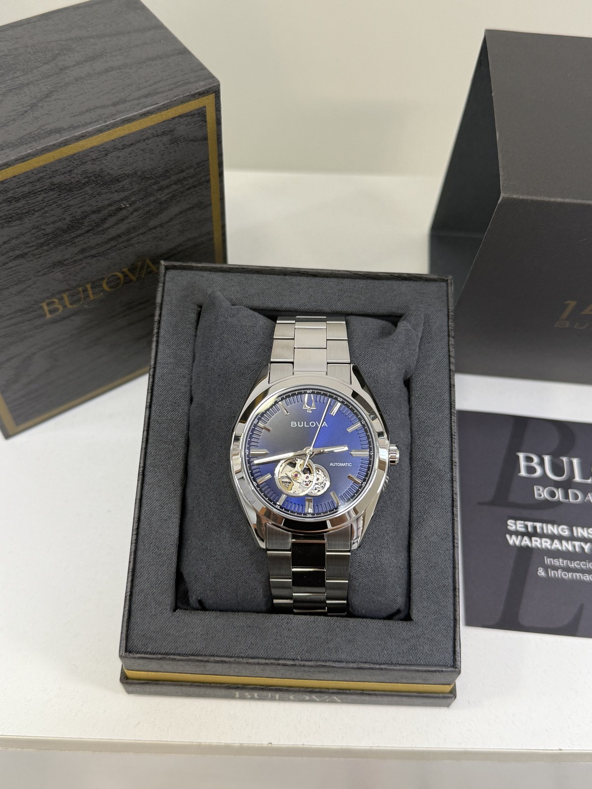 Bulova Surveyor Automático Azul