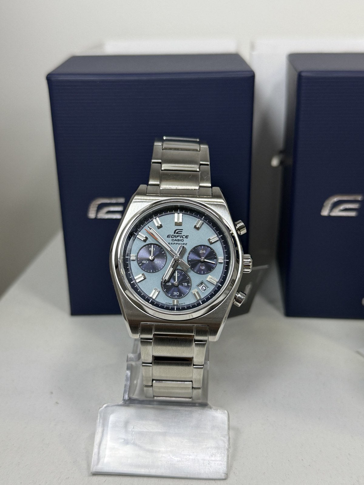 Casio Edifice Cronógrafo Azul Hielo