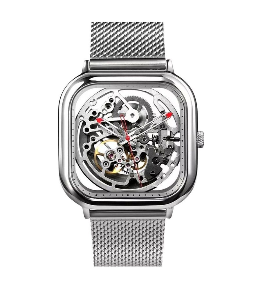 CIGA design Full Hollow Skeleton Silver