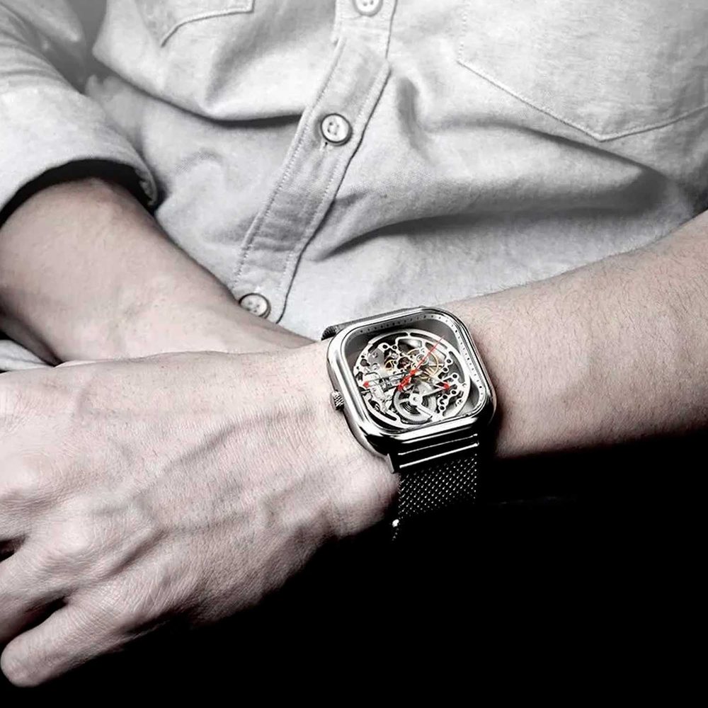 CIGA design Full Hollow Skeleton Silver — foto 4