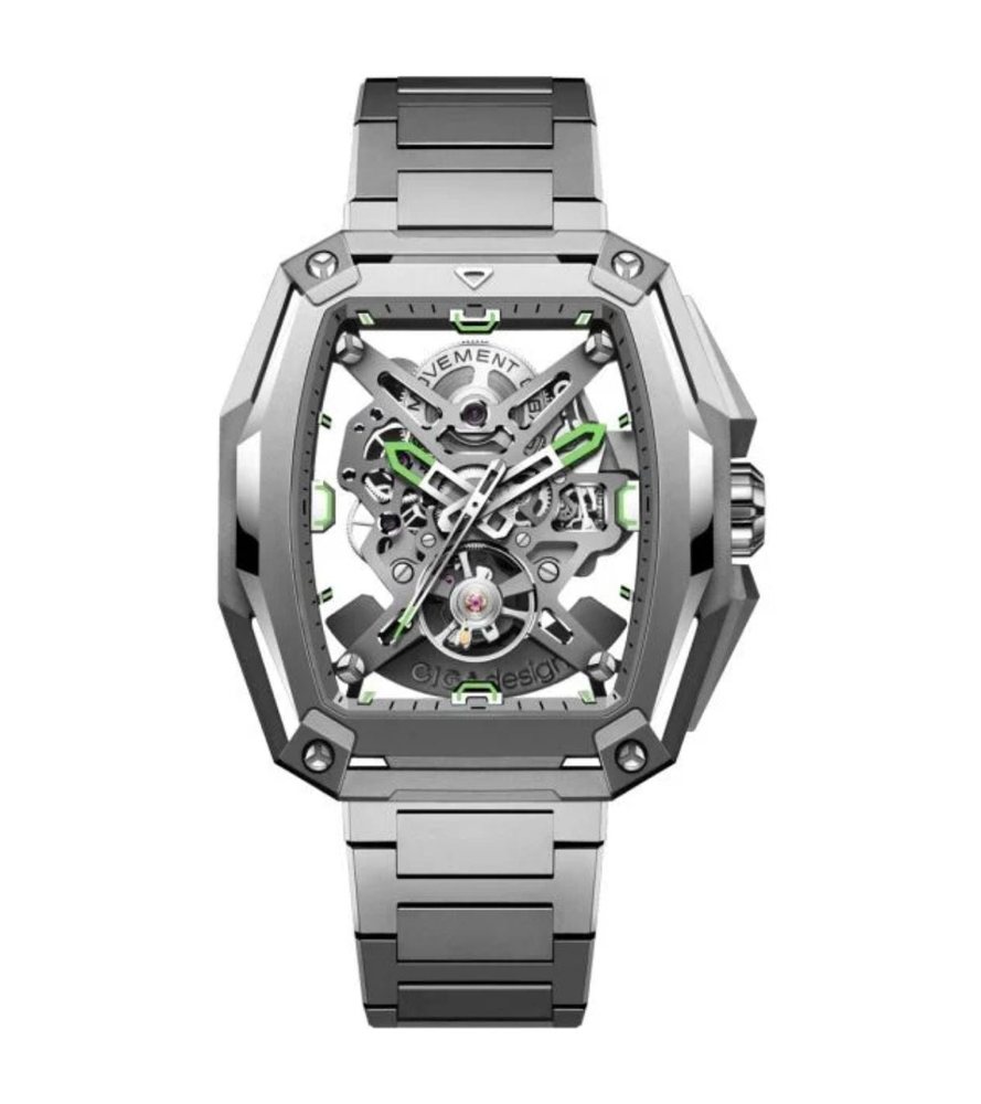CIGA design Skeleton EDGE-Hunter Silver
