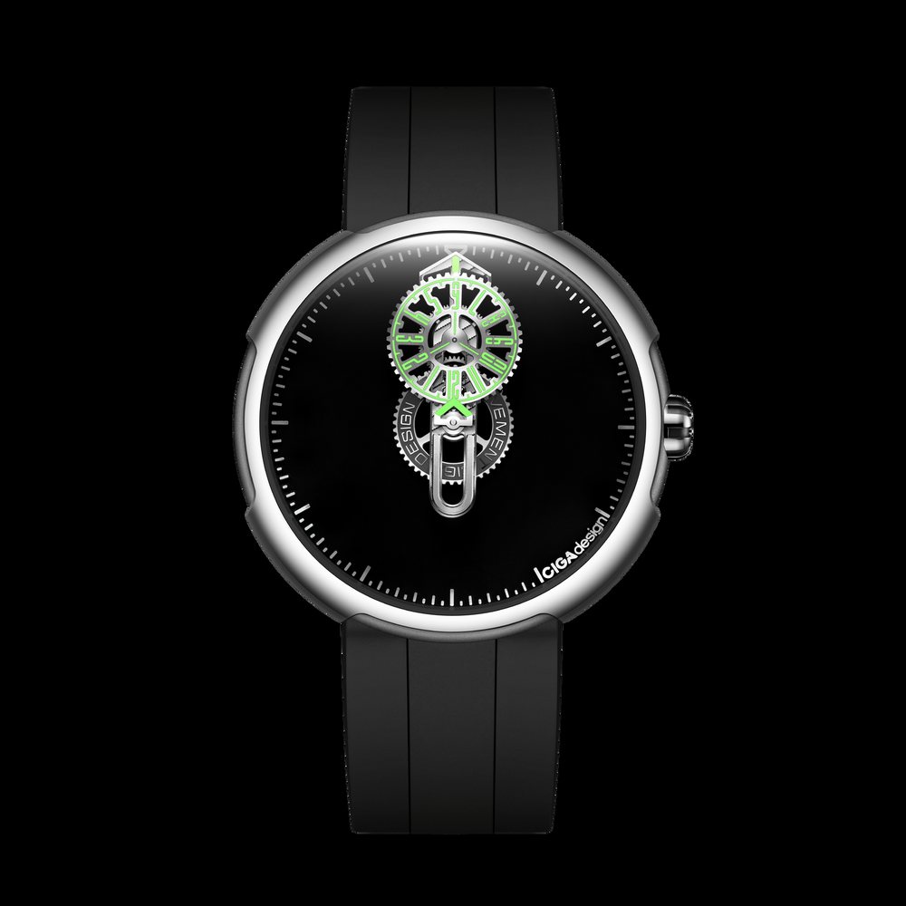 CIGA design Time Cipher Silver