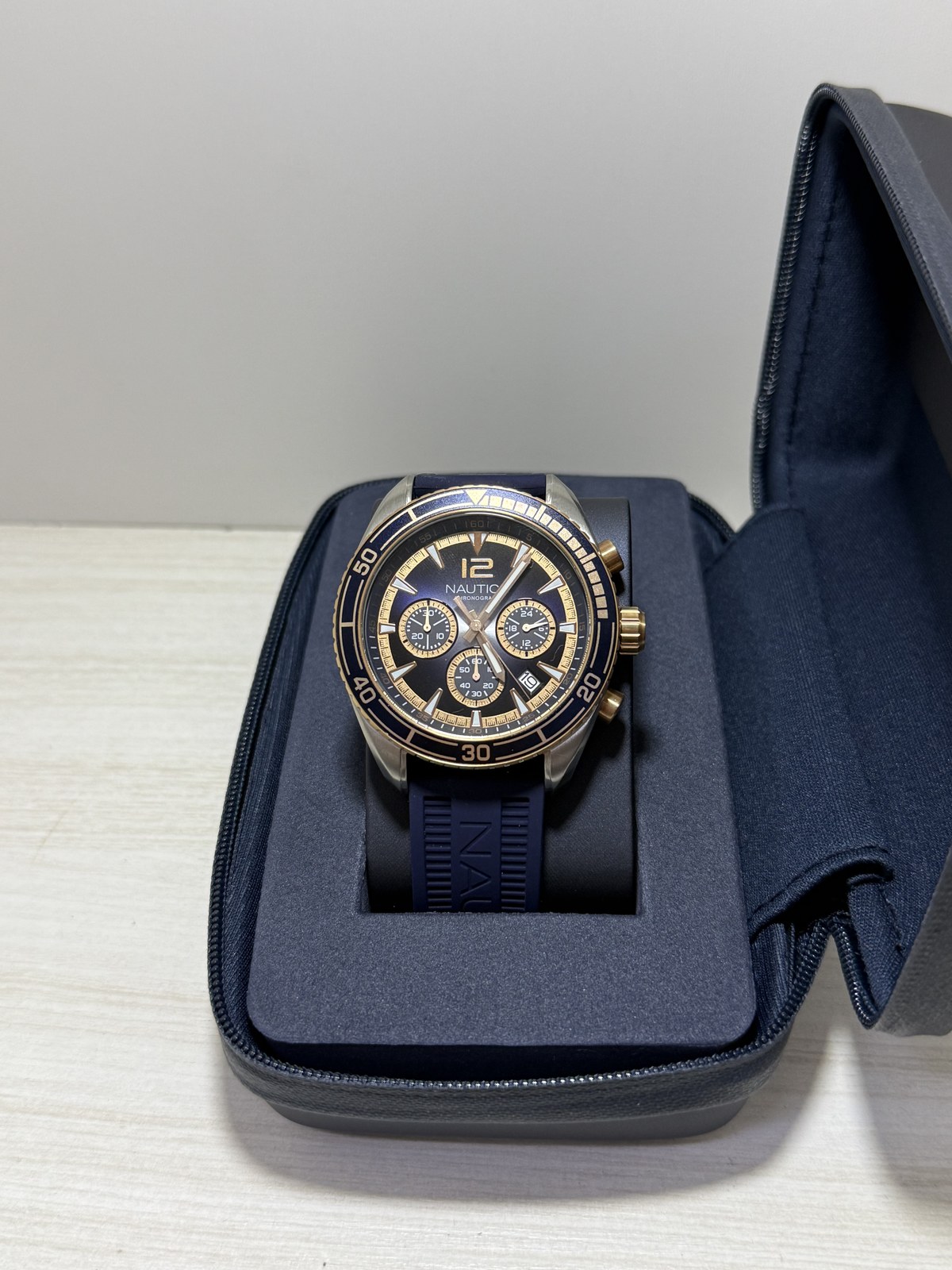 Nautica Cronógrafo Azul