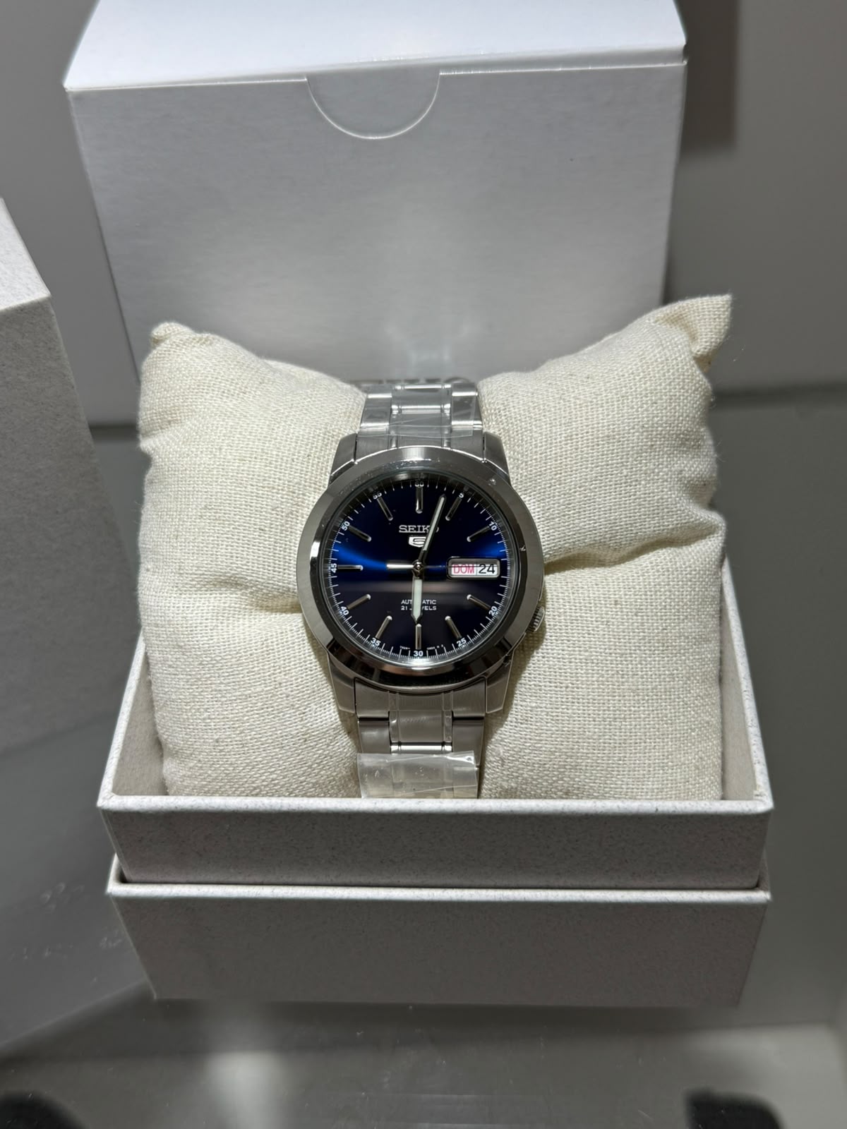 Seiko 5 Automático Azul